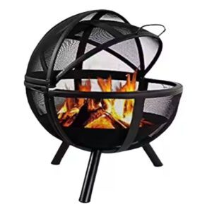 Hand Made Fire Pit Black for Outside Indian Manufacturer Designer Backyard Porch Deck Camping BBQ