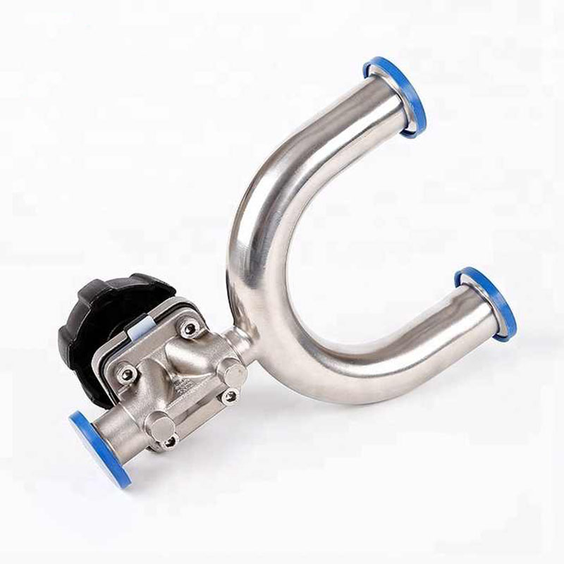 Sanitary Stainless Steel U Type Tri Clamp Integrated Diaphragm Valve - Image 3