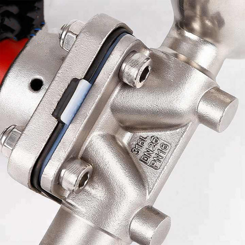 Sanitary Stainless Steel U Type Tri Clamp Integrated Diaphragm Valve - Image 5