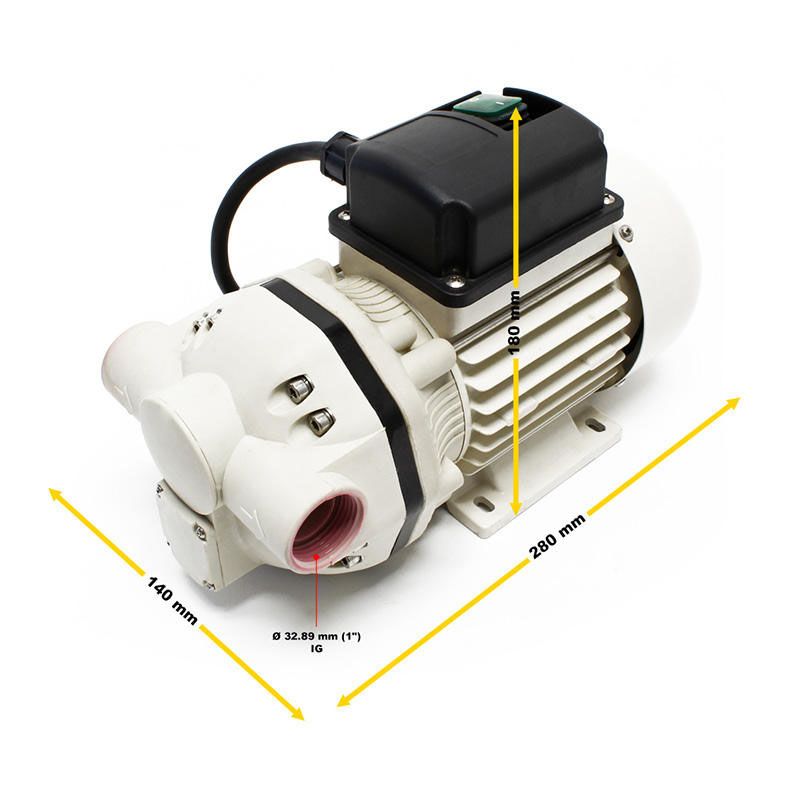 12V 24V 220V 40LPM Large Flow Rate Electric Chemical Acid Diaphragm Water Urea IBC Adblue Transfer Pump - Image 5