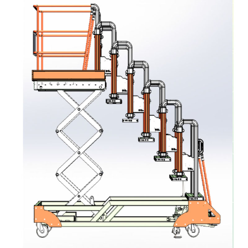 Outside Easy to Move Temporary Construction Electric 1.4m 1.6m 1.8m Folding Elevator - Image 3