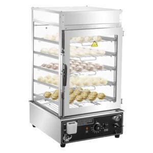 Electric Food Heating Display Cabinet Steamed Bun Machine Commercial Electric Rice Steaming Machine Heating Steamer