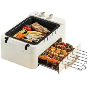 3 in 1 Electric BBQ Kebab Grill Machine Household