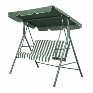 Outdoor Patio Garden Durable Canopy Swings Metal Sunshade 3 Seats Patio Swing Swings for Adults