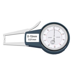Wall Thickness Measurement Caliper Gauges High Precision 0-10mm 0.01mm Micrometer Handheld Vernier Caliper