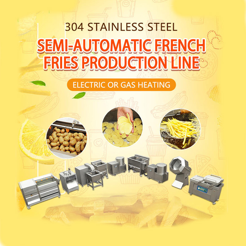Small Scale Potato Crisps French Fried Potatoes Production Line French Fries Making Machine - Image 2