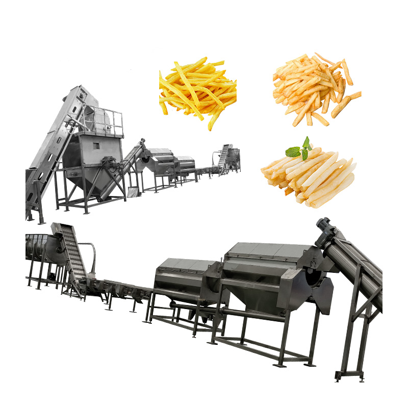 Maputo Fries Machine Commercial Hot Selling Automatic Fresh Potato French Fries Frying ...