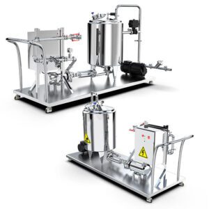 OEM Sanitary Piping Milk Wine Beer Production Line CIP Cleaning System