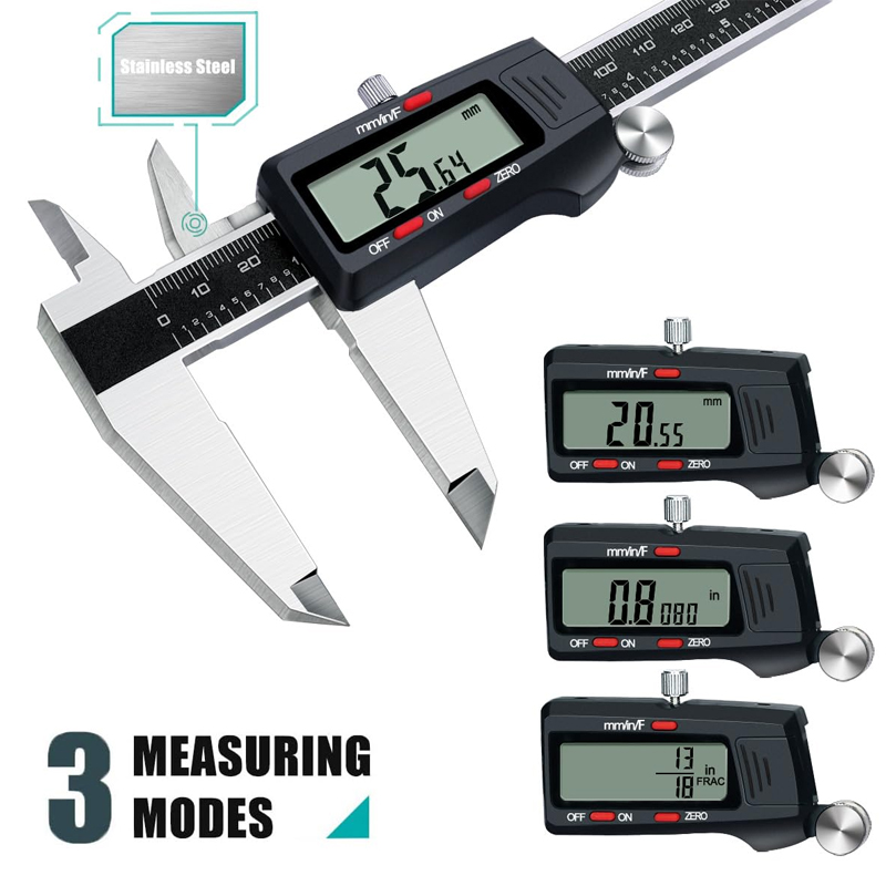 0-200mm Carbide Digital Calipers Durable Tip Mold Shop Essential - Image 4