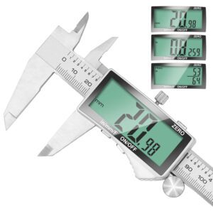 6" Large-Display Digital Calipers Auto-Off Aerospace Inspection