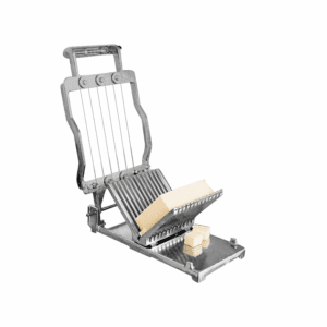 Curd Cutting Machines Stainless Steel Cheese Wire Cutter Slicer Cheese Cutter Multi-Function Manual Cheese Butter Curd Block Stick Cutter Set