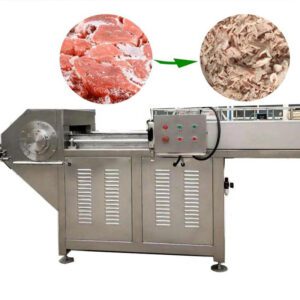 High - Capacity Industrial Fresh Meat Slicing & Shredding Machine Automatic Dual - Function Processing Central Kitchens & Restaurants