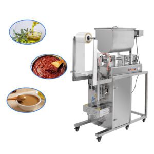 Automatic Packaging and Bag-making Machine - Efficiently Complete Liquid and Paste Packaging & Bag-making - Suitable for Chili Oil, Honey, Milk Cream, Butter and Other Products​