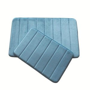Foam Mat: Super Absorbent Bathroom Foot Mat, Coral Fleece Non-Slip Home Rug Mat
