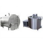 5000l horizontal milk cooling tank for dairy chiller storage tank