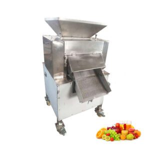 High Efficiency  Automatic Twin Roller Fruit Press Machine for Juice Bars and Beverage Production