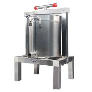 Stainless Steel Manual Fruit Press Machine – For Juice Making, Honey & Beeswax Pressing