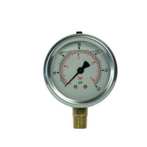 High Flow Air Pressure Regulator and Filter Combo with Gauge