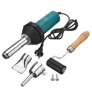 1080W 220V Hot Air Welding Gun Plastic Welders Kit with Roller for Vinyl and PVC Membrane Welding