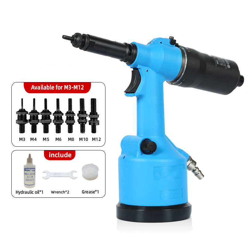Pneumatic Rivet Nut Gun Easy Operation Riveting Tool