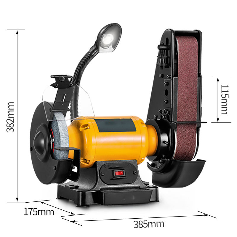 150mm 250W 6" Bench Belt Grinder For Industries