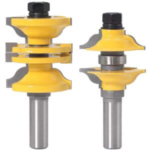 Carbide Woodworking Milling Cutter Rail Stile Router Set
