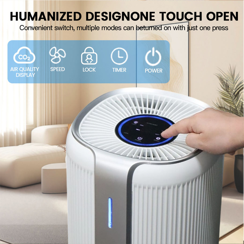36W Home Air Treatment Purifier Sleep Mode LED Display - Image 3