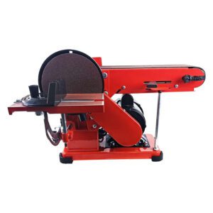 Electric Bench Grinders Belt/Wheel Combo Wide Bench Wood Finishing