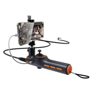 6mm Borescope Car Inspection Tool - 360° Steering -  IP67, Android/iOS, Vehicle Maintenance, Clear Visuals.