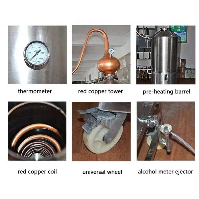 Distillery Equipment Small Home Alcohol Still High Purity - Image 2