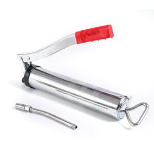 400cc Hand Grease Gun - Vehicle-Single Piston, High Pressure, Durable Build