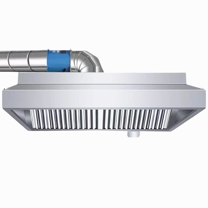Stainless steel range hood, high airflow, quiet