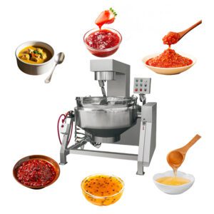 200KG Custom Meat Cooking Mixer -SUS316L,Electric Heating,High-Efficiency