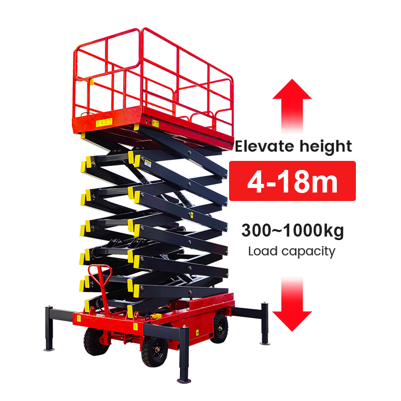 4-18m Mobile Hydraulic Scissor Lift -Versatile,Long Service Life - Image 3