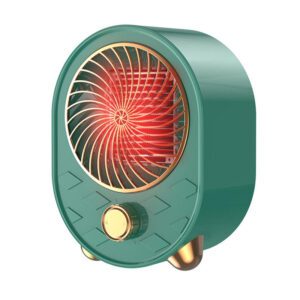 Multi-Color USB Powered Mini Heater - Portable Desk Hot Air Fan