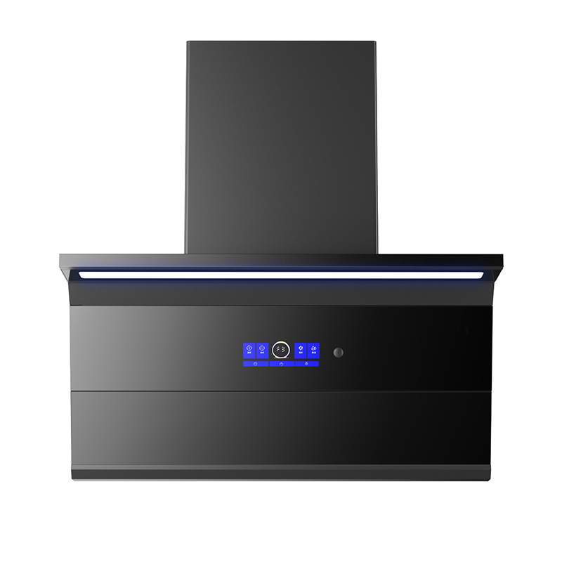 Range hood, automatic open and close, wall-mounted