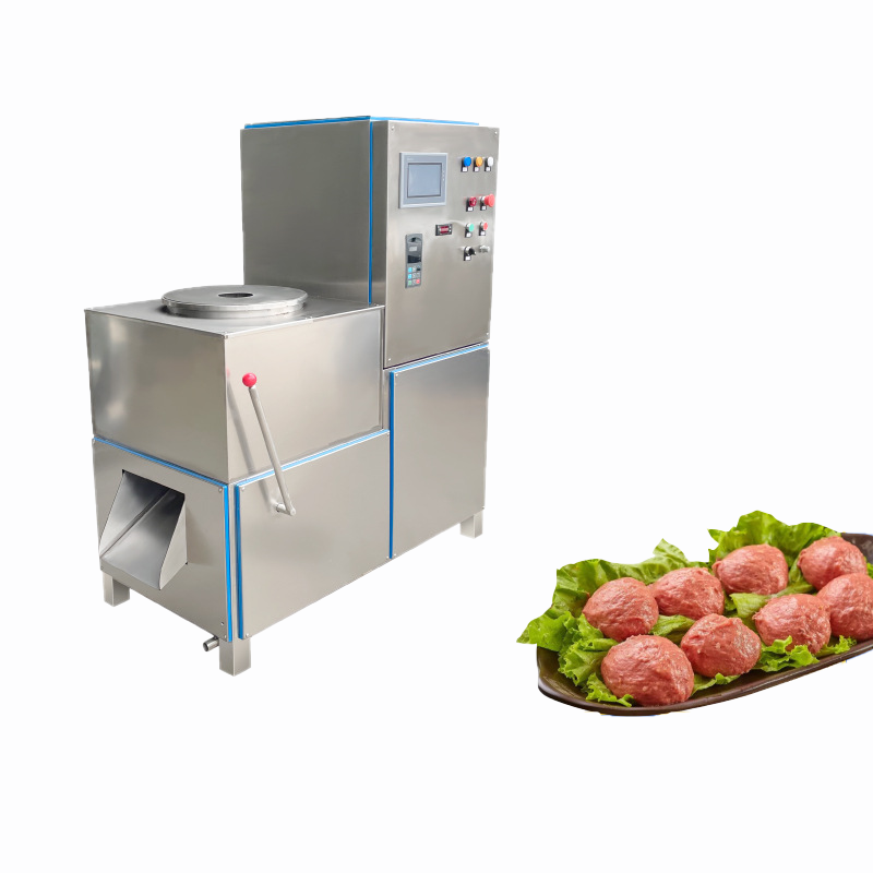 18.5kw Refrigerated Pulping Machine making meatballs