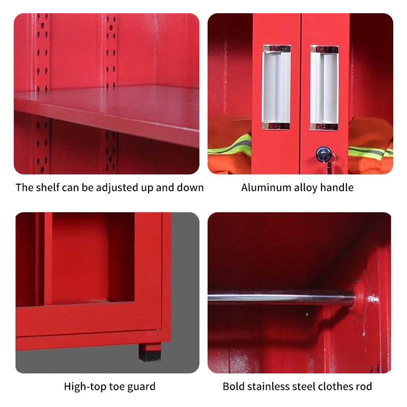 Cabinet Steel Safety Storage Glass Door for Fire Emergency Office - Image 2