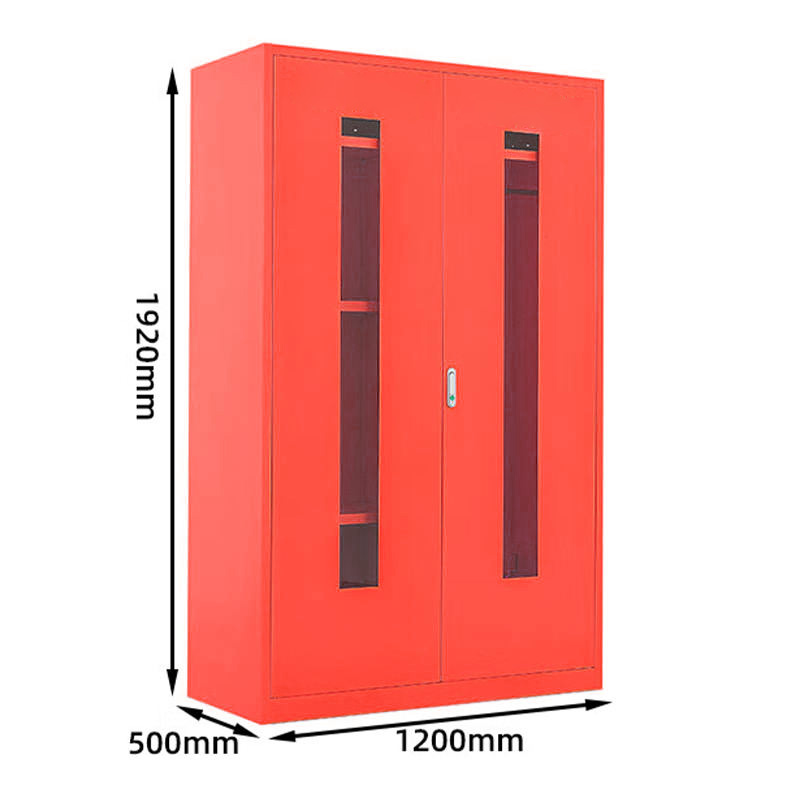 Cabinet Steel Safety Storage Glass Door for Fire Emergency Office - Image 3