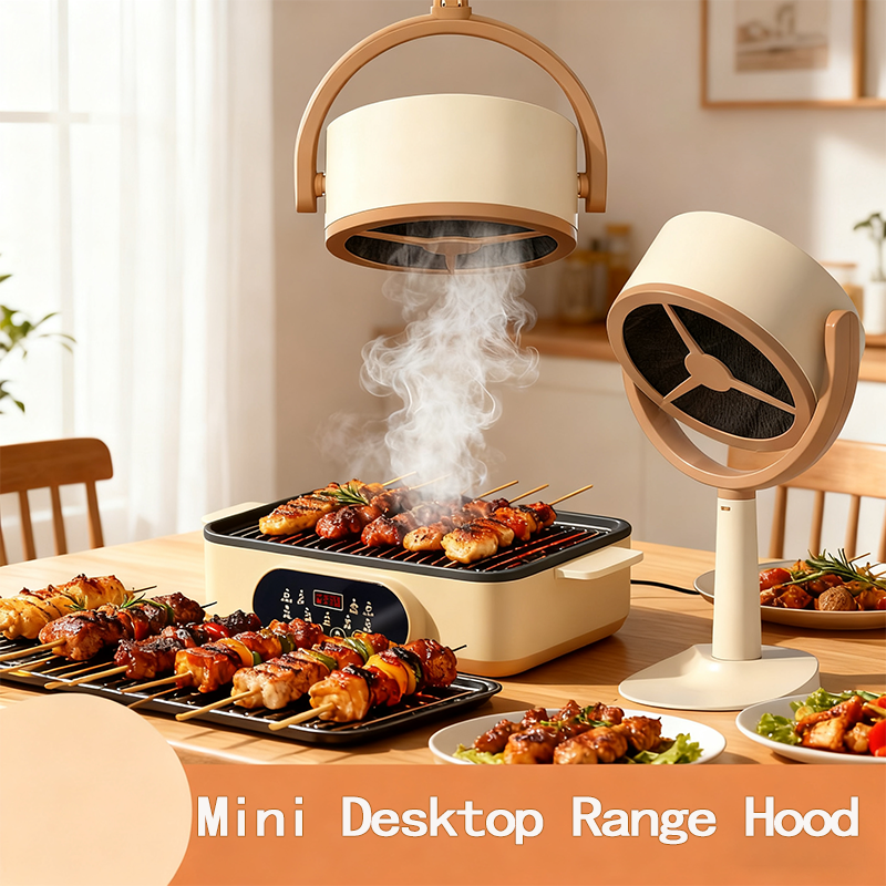 Wireless mini desktop range hood low noise, strong suction - Image 3
