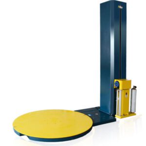 Stretch Wrapping Machine - Turntable Pallet Wrapper with Anti-Slip Base