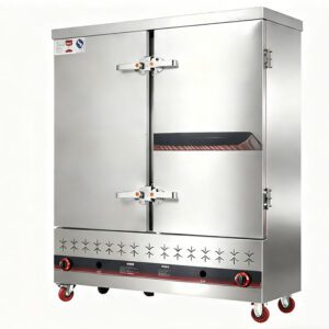 Commercial Stainless Steel Steamer, Easy-to-Clean Kitchen Equipment