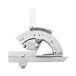 Adjustable Universal Bevel Protractor 0–320° Vernier Goniometer