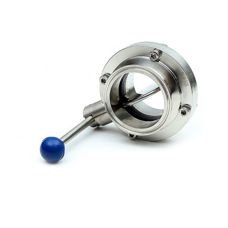 PN10 Sanitary Butterfly Valve -2-Way, Female Thread