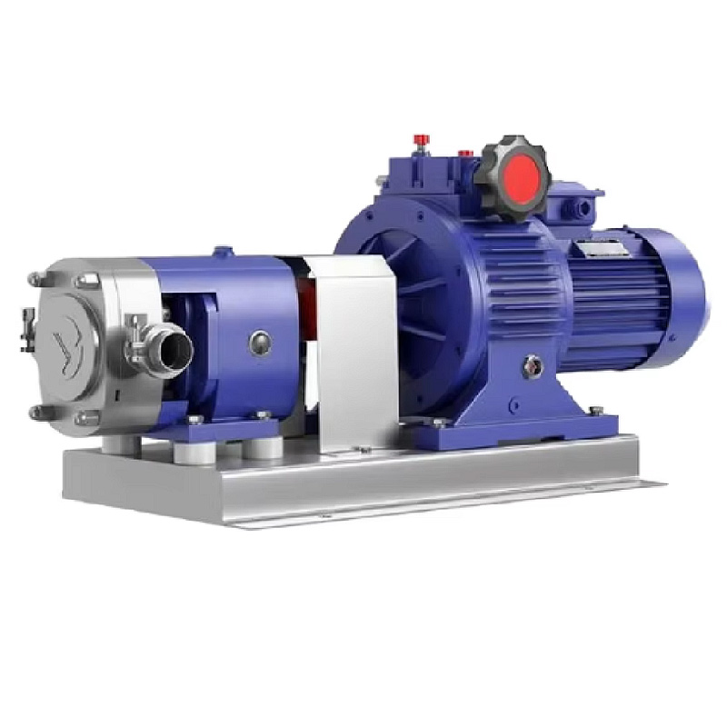 SS Electric Cam Rotor Pump Food Safe Viscous Sauce/Paste - Image 3