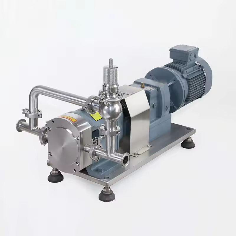 SS Sanitary Cam Rotor Pump High Viscosity Food/Liquid Transfer - Image 2