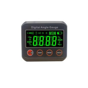 LED Screen Aluminum Frame Digital Level Inclinometer Gauge