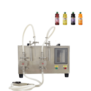 1.7kw Double-Head Beverage Liquid Filling Machine