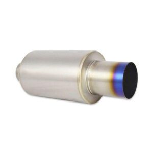 4 Inch Titanium Exhaust Intake Muffler Universal Tip Lightweight
