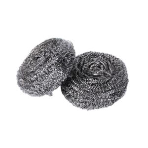 Cleaning supplies stainless steel sponge scrubber scouring ball for tough cleaning
